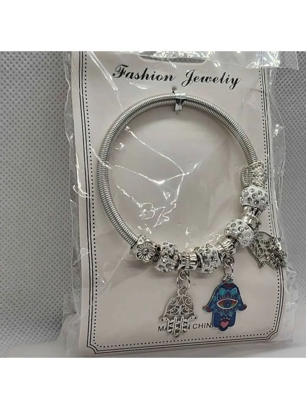 Brand New   Three Hamsa  Bracelet